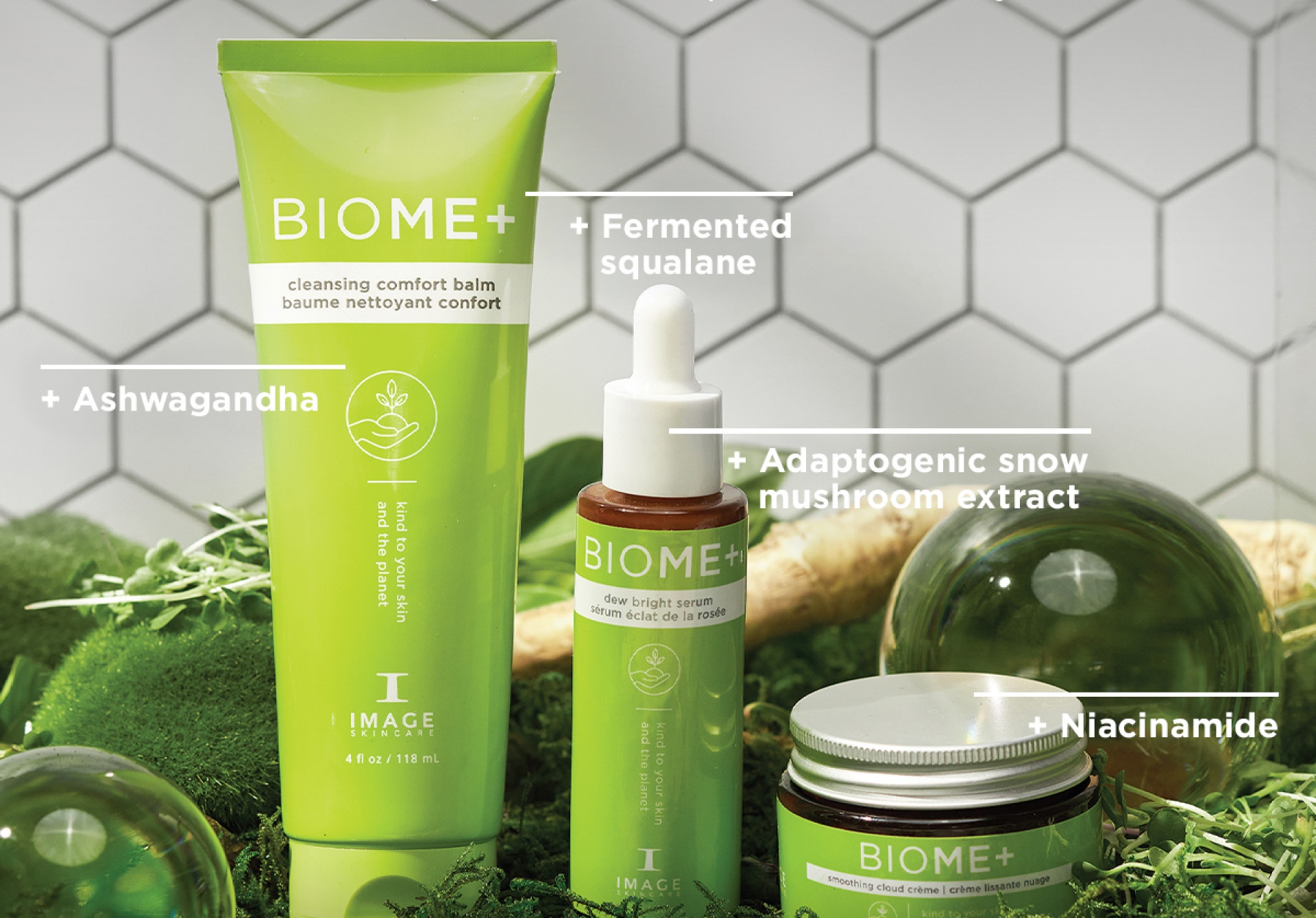 BIOME+ COLLECTION MICROBIOME-FRIENDLY SKINCARE THAT POWERS A HEALTHY SKIN BARRIER